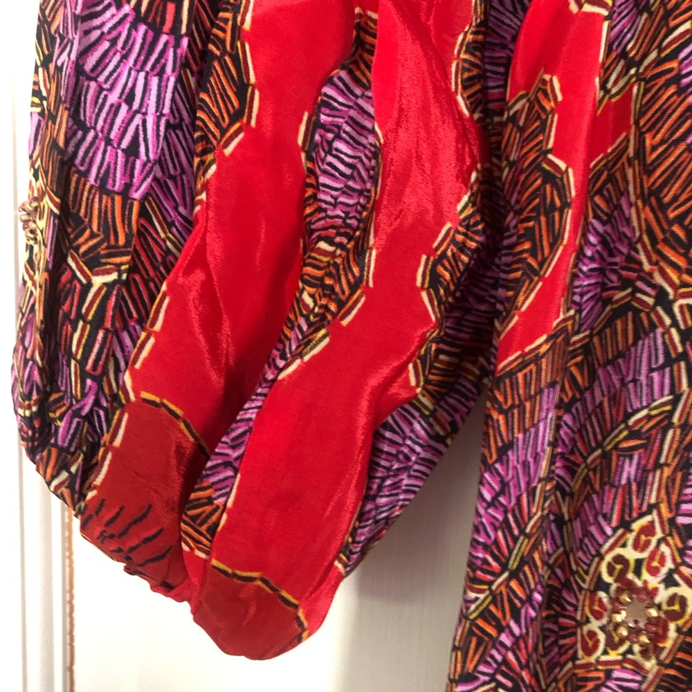 Anthropologie Farm Rio sequin flower maxi dress - Picture 8 of 10